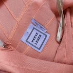 Herve Leger Authentic Herve Ledger Martina Blush Deep V Bandage Bodycon Mini Dress Photo 5