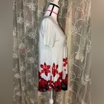 BaiShengGT Floral Print Tunic Babydoll Top Red Size M Photo 2