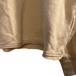 Madewell Women's XL Pinkish Beige Turtleneck Sweatshirt Balloon Sleeve Casual Photo 3