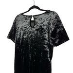 Torrid Full Length Crushed Velvet Short Sleeve Catsuit Black 2 2X Photo 5