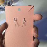 Handmade Halloween Bloody slasher horror knife earrings Photo 2