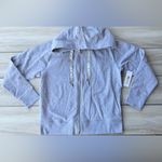 DKNY  Sport Two Tone Logo Zip Front Hoodie Grey Medium NWT IN PACKAGE Photo 3