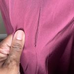 Morilee Madeline Gardner Bordeaux Satin One Shoulder Bridesmaid Dress Gown Sz 4 Red Photo 8