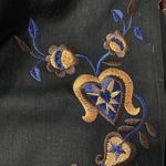 Space Design Concept Wide Leg Embroidered Gray Jeans Size 27 Photo 8