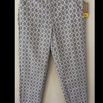 Merona NWT  size 2 gray and white below the waist straight leg pants Photo 0