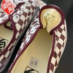 Vans Brand new burgundy checkered  Photo 2