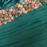 Mac Duggal Flash by  Strapless Mini Dress Seafoam Green sequin trim size 6 Photo 4