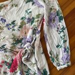 Yumi Kim  Revolve NWT Studio 54 Mini Dress One Sleeve Komodo Ivory Floral Size S Photo 3