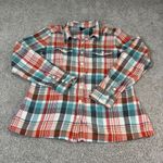 Patagonia  Organic Cotton Flannel Shirt Women Size 12 Plaid LS Gorpcore Button Up Photo 0