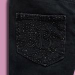 Bik Bok  Black Bling cigarette Style Ankle Jeans Sues Boutique Sz M, 10 Long Photo 6