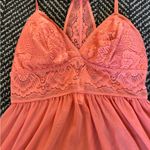 Auden Coral Lace Chemise Pink Photo 2