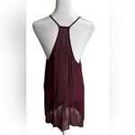 IRO Wine Red Long Sleeve Bell maxi dress Photo 3