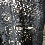 Catherines Cover Up Dress Black Sleeveless Crochet Mesh 1X Photo 6