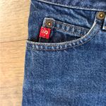 Mudd  Dark Blue Micro Jean Shorts with Button Detail- Size 5 Photo 2