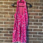 Altar'd State Georgeous bright pink and green floral dress by Altar’d State Photo 1