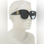 Gucci  Black 55mm Square Sunglasses Photo 15