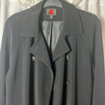 Gallery  Trench Coat Vintage Plus Size Black Retro Size 14 Photo 1