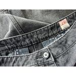 Free People FP We The Free Black Denim Mini Skirt Photo 4