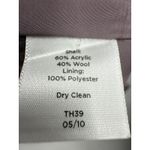 Talbots  Woman 12W Purple Textured Knit Blazer Jacket Button Front Career Photo 5