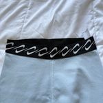 Nike Womens Size Medium Leggings Light Blue Workout Training Yoga Gym Photo 1