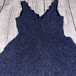 Navy Blue Sparkle Dress size Large Photo 2