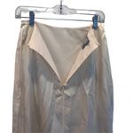 Floravere Silk Cupro Off White Midi Skirt Size 4 NEW Bridal Bachelorette Photo 4