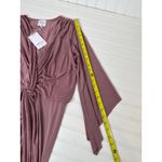MISA Los Angeles NWT  Teget Draped Mini Cocktail Dress Mauve Wedding Size XS Photo 5
