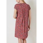 J Jill Dress Womens Small Petite Red Rocks Paisley Print V Neck Knee Length Size undefined Photo 2