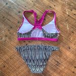 prAna  pink & black strappy sporty S beachy Sakti bikini Photo 1