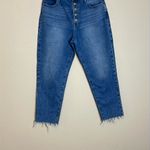 Lucky Brand  Drew high rise mom jean Size 12‎ 31 Raw hem Photo 1