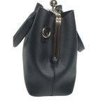 Dune London Faux Pebbled Leather black Medium Tote Bag gold hardware Photo 1