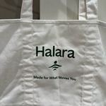 Halara Letter Print Casual Canvas Tote Bag Photo 2