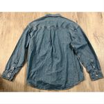 Gap Classic Blue Denim Long-Sleeve Shirt for Men Photo 7