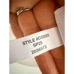 J.Crew  Factory | NWT Cap-sleeve stretch cotton-blend squareneck top White | Sz M Photo 7