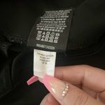 PINK - Victoria's Secret PINK Active Black High Waisted Velvet Leg Stripe Leggings Photo 9