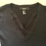 Black Crop Top Sweater Top Size M Photo 1