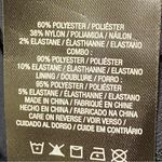 T Tahari  Blue Metallic Lace Velvet Dress Sheath Boat Neck Size Medium Photo 6