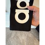 Adidas  Legging Womens Small Black Logo Climalite Gym Yoga High Waist Pull On Photo 2