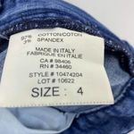 Theory Blue Medium Wash Cropped Jeans Photo 4