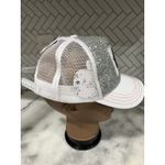 Vintage Havana Slam Trucker Hat White Silver Glitter Star Mesh Snapback NWT Photo 3