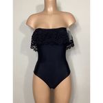 PilyQ New.  black lace one piece Photo 2