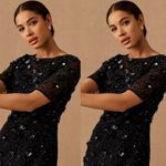 Anthropologie BHLDN Adrianna Papell Petaluma Sequin Dress Size 12 Navy NWT $250 Photo 15