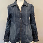 7 For All Mankind  Denim Zip-Up Jacket Y2K Photo 0