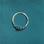 Dazzling Solid Silver Ring with 0.6ct Moissanite stones Photo 5