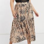 ASOS Curve Maxi Animal Print Skirt Photo 0