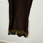 Nina Piccalino Brown Felt Overall Dress Womens 16 Jumper Loepard Dragon Lined Photo 1