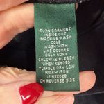 Ralph Lauren Vtg  LRL Sz L Velour Wide Legs Pants Black Pull On Velvet Stretch Photo 4