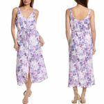 Bella Dahl  Linen Printed Button Front Cami Dress Size Small Photo 7