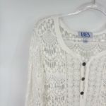Crochet Lace Tunic Top Size XL White Photo 1