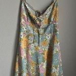 WAYF  Floral Spaghetti Strap Dress Large Photo 0